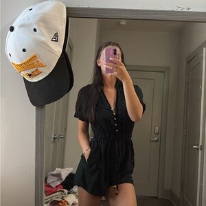 Zara Black Garment with Label Detail